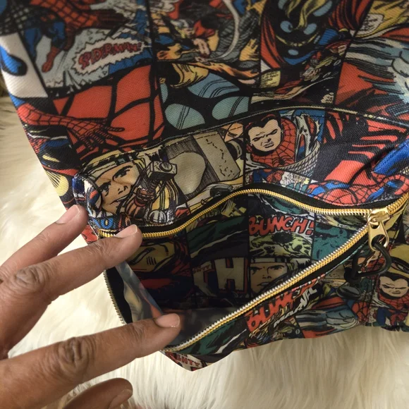 Marvel Comic Book Print Classics Backpack - Multicolor - Picture 5 of 11